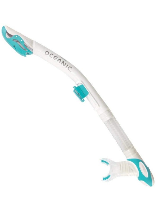 OCEANIC Ultra Dry Snorkel White Sea Blue - Image 2