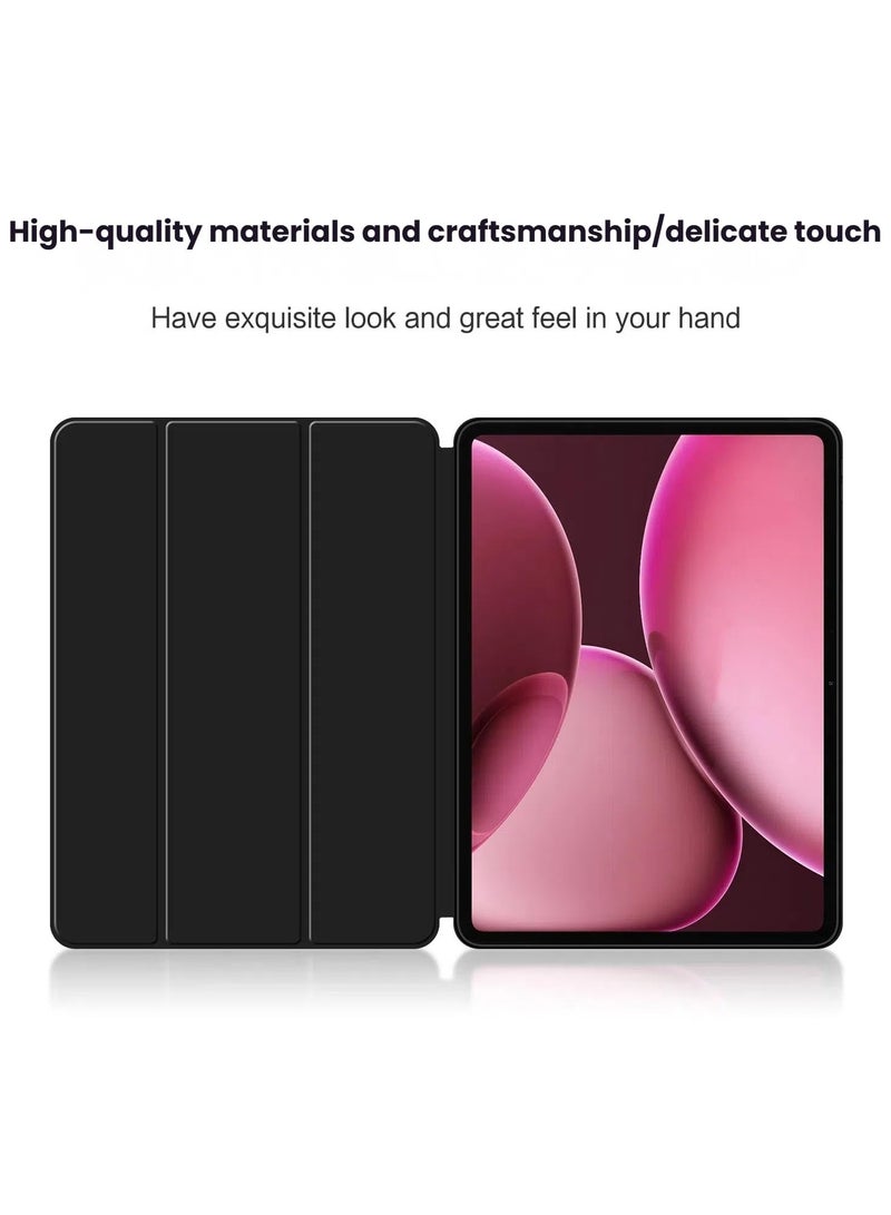 عام غطاء متوافق مع أوبو باد 4 برو (13.2 بوصة) - مزود بوظيفة النوم/الإيقاظ التلقائي وحامل ثلاثي الطيات، غطاء واقي من الخدوش لأوبو باد 4 برو 2025 - Image 3