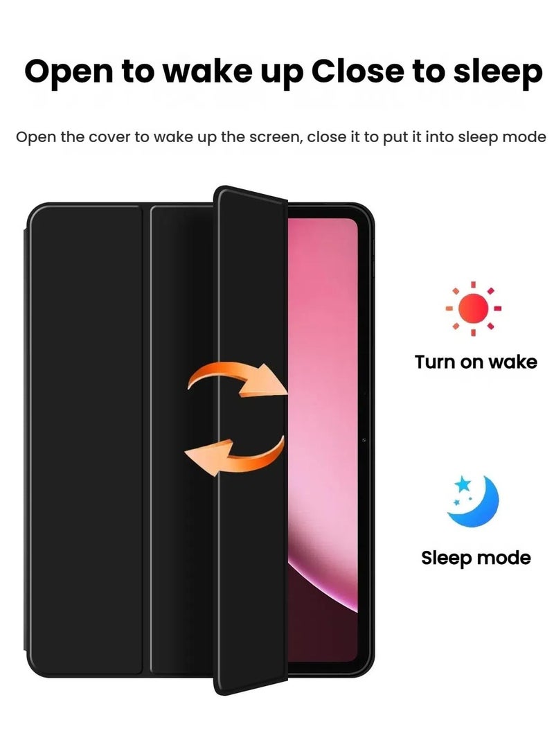 عام غطاء متوافق مع أوبو باد 4 برو (13.2 بوصة) - مزود بوظيفة النوم/الإيقاظ التلقائي وحامل ثلاثي الطيات، غطاء واقي من الخدوش لأوبو باد 4 برو 2025 - Image 2