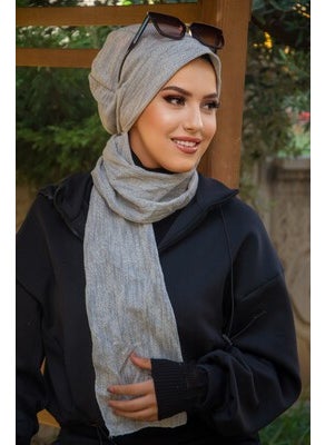 Aişe Tesettür Aisha Hijab Scarf and Beret - 30201  - Image 3