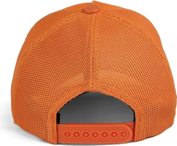 Black Börk V1 Trucker Kids Boss - 1bs Code Logo Unisex Neon Orange Kids Hat