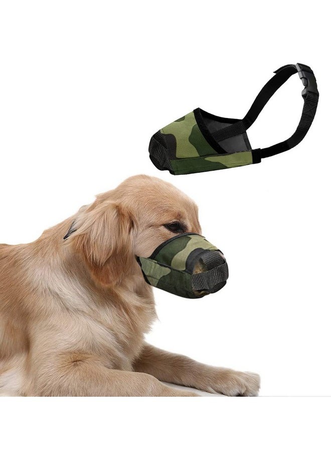 Western Era Dog Army Muzzle - Printed Dog Mouth Muzzle For Superior Comfort, Conquer Safety & Style,Unleash The Power Of Protection For Your Army Canine Companion, Military-Grade Protection (Large)  - Image 1