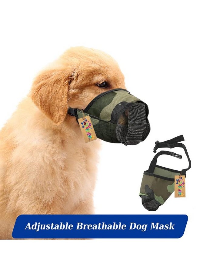 Western Era Dog Army Muzzle - Printed Dog Mouth Muzzle For Superior Comfort, Conquer Safety & Style,Unleash The Power Of Protection For Your Army Canine Companion, Military-Grade Protection (Large)  - Image 4