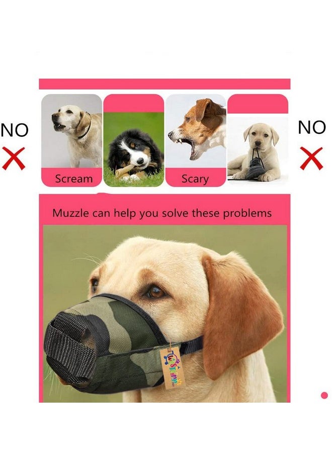 Western Era Dog Army Muzzle - Printed Dog Mouth Muzzle For Superior Comfort, Conquer Safety & Style,Unleash The Power Of Protection For Your Army Canine Companion, Military-Grade Protection (Large)  - Image 5