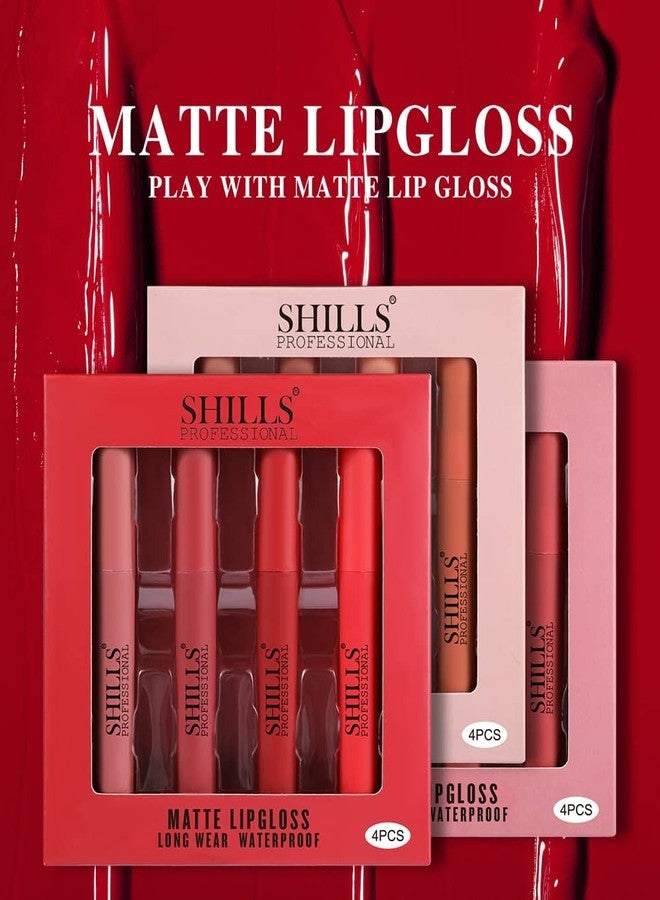 SHILLS PROFESSIONAL شيلز بروفيشينال لون ويرينغ شير تينت، غير لزج، ناعم، مريح وغير جاف، سوبر ستاي بيغمنتيد سمودج بروف عضوي مات فينيش سائل لامع للشفاه - Image 4