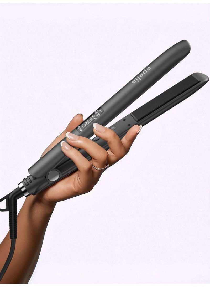 مكواة الشعر الاحترافية Epelia Professional – حرارة صالونات 450°F – فرد وبروتين وكيراتين - Image 5