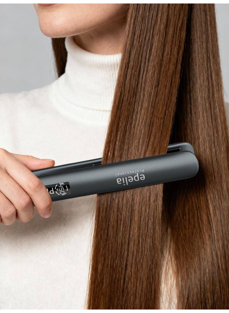 مكواة الشعر الاحترافية Epelia Professional – حرارة صالونات 450°F – فرد وبروتين وكيراتين - Image 4