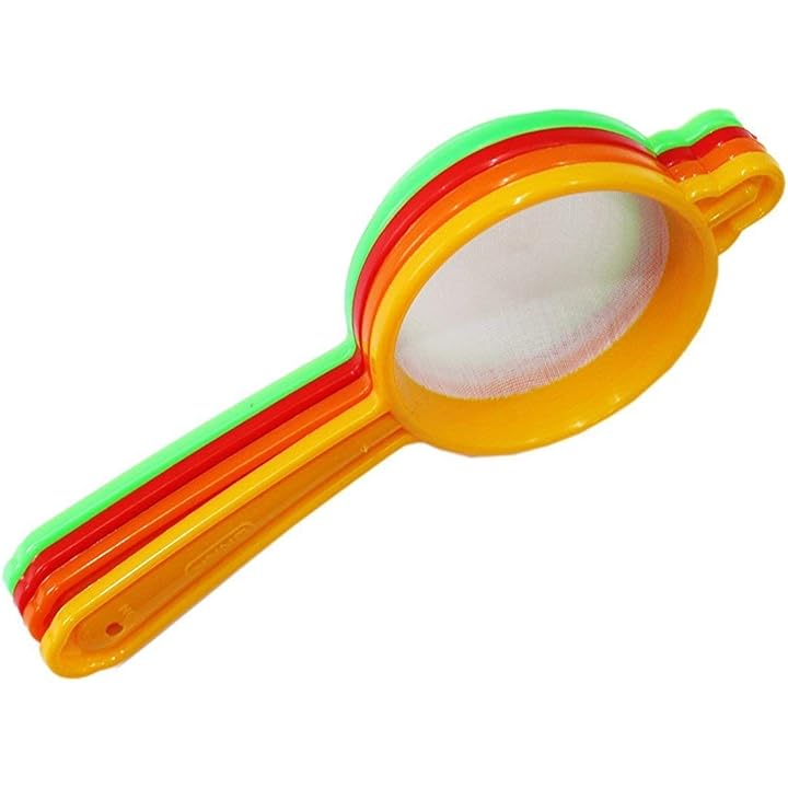 جليفار مصفاة شاي بلاستيكية - فلتر شاي خالٍ من مادة BPA - شبكة دقيقة، مقاس 2.5 بوصة، عبوة من 4 قطع متعددة الألوان، موزع قابل لإعادة الاستخدام لأوراق الشاي السائبة، والأعشاب، وشاي ماسالا، أداة مطبخ أساسية - Image 1