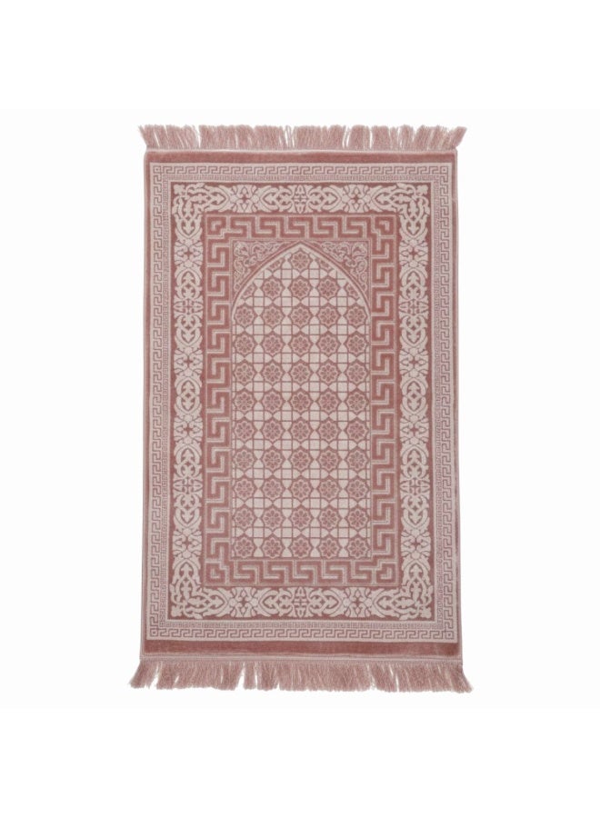 Museum Memory Foam Prayer Mat Safaa. Velvet Comfortable Prayer Rug. Elegant Essential Design Sajadah with Foam. - Image 1