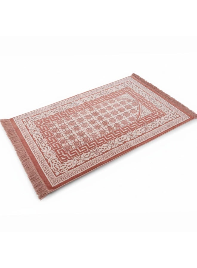 Museum Memory Foam Prayer Mat Safaa. Velvet Comfortable Prayer Rug. Elegant Essential Design Sajadah with Foam. - Image 2