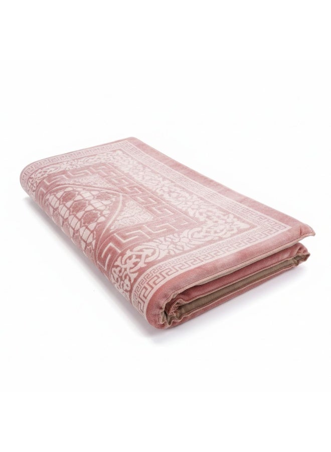 Museum Memory Foam Prayer Mat Safaa. Velvet Comfortable Prayer Rug. Elegant Essential Design Sajadah with Foam. - Image 3