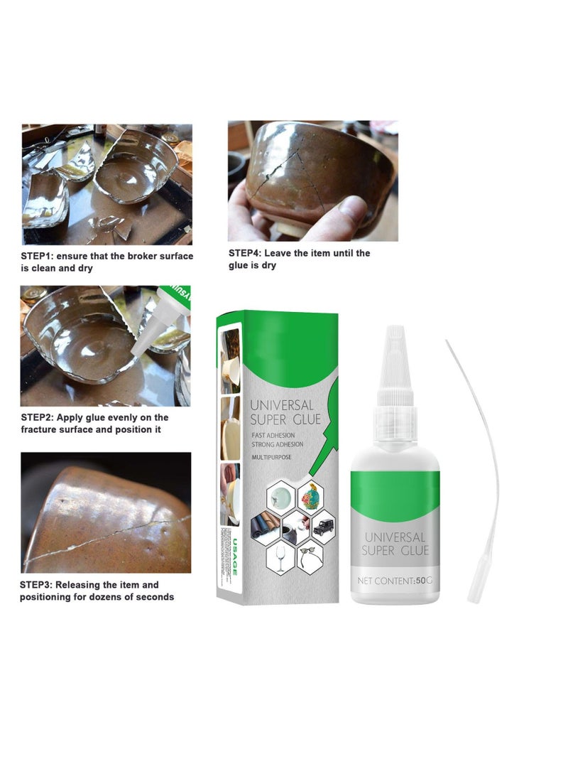 SYOSI - Welding High-Strength Oily Glue, 2PCS, Ceramic Glue for Pottery Repair, Universal Multifunctional Glue, Mighty Instant Super Glue for Wooden, Ceramic, Plastic, Metal, Glass, Plastics, Jade Etc - Image 1