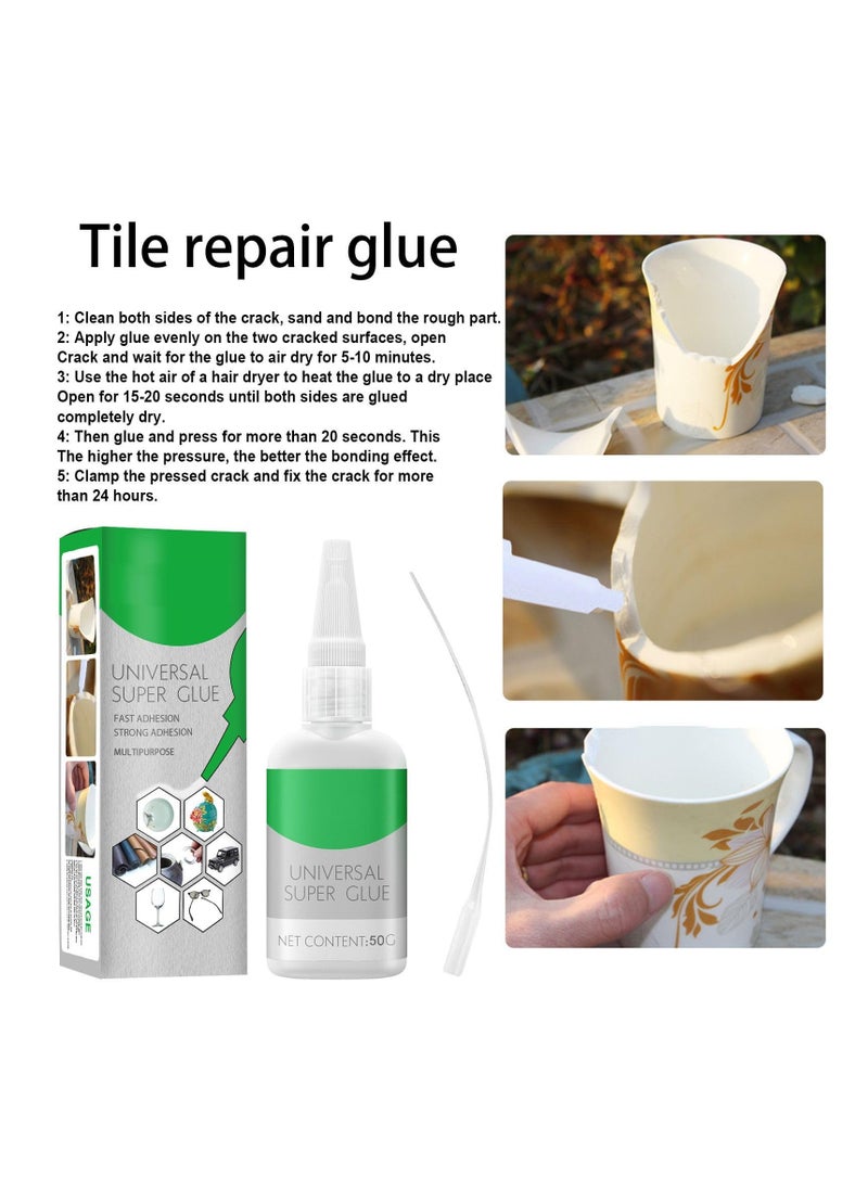 SYOSI - Welding High-Strength Oily Glue, 2PCS, Ceramic Glue for Pottery Repair, Universal Multifunctional Glue, Mighty Instant Super Glue for Wooden, Ceramic, Plastic, Metal, Glass, Plastics, Jade Etc - Image 1