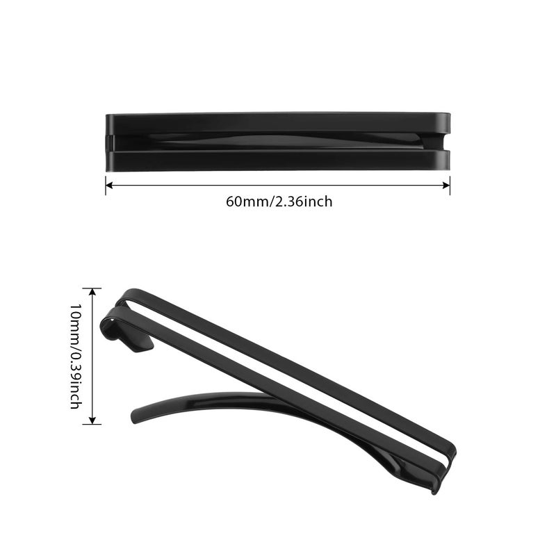 Hotop 30 Pieces Hair Clip, Open Center Domed Metal Barrettes, Assorted Colors (Black, Brown, Silver), Universal Size, Lightweight, Durable, for Girls and Women - Image 2