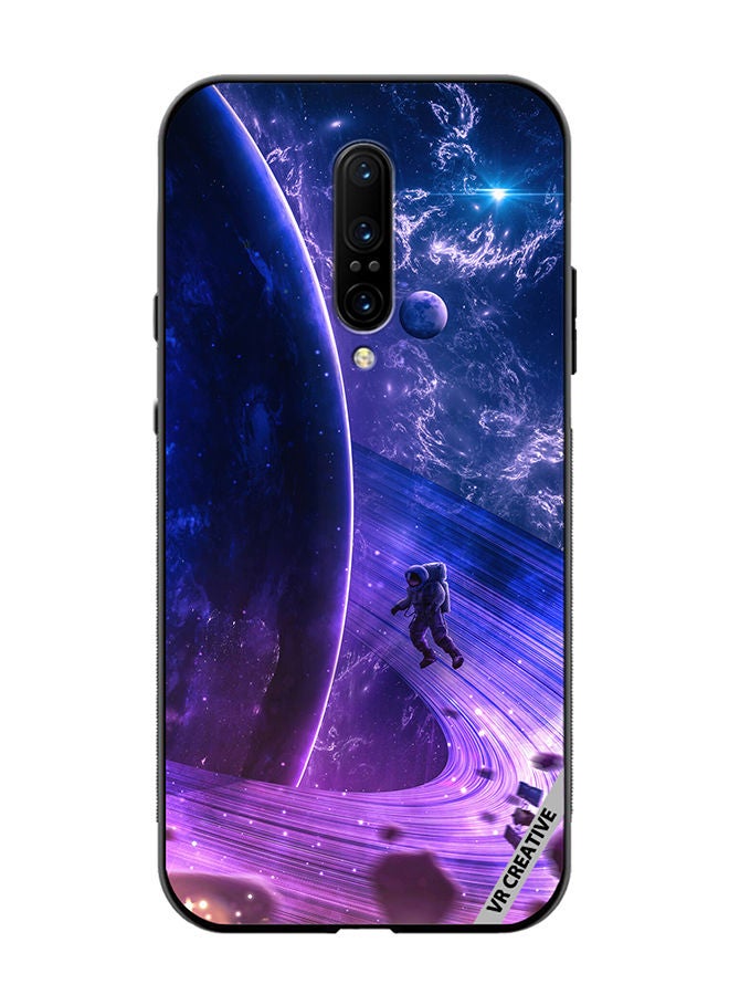 VR CREATIVE Protective Case Cover For OnePlus 7 Pro Galaxy Space Digital Design Multicolour - Image 1