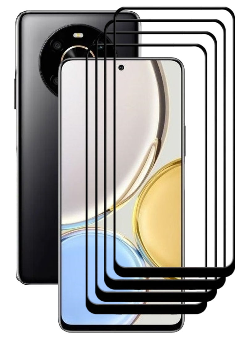 ACLIX 4 Pieces Antistatic ESD Dustproof Premium Quality High Definition Tempered Glass Screen Protector Designed For Honor X9 - Image 1