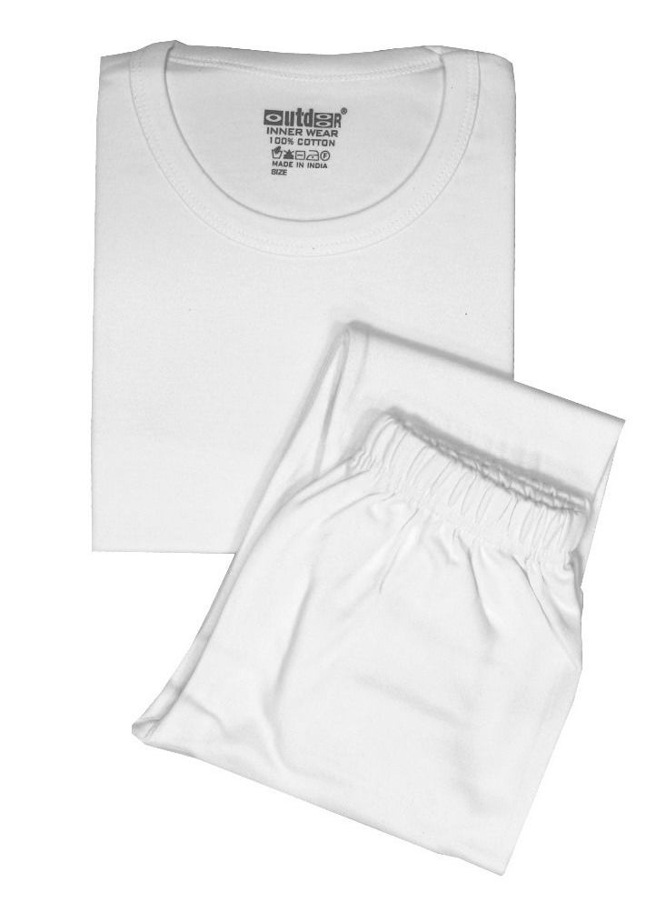 Outdoor - Girls Cotton Interlock Thermal Full Body 2pc Set - Image 1