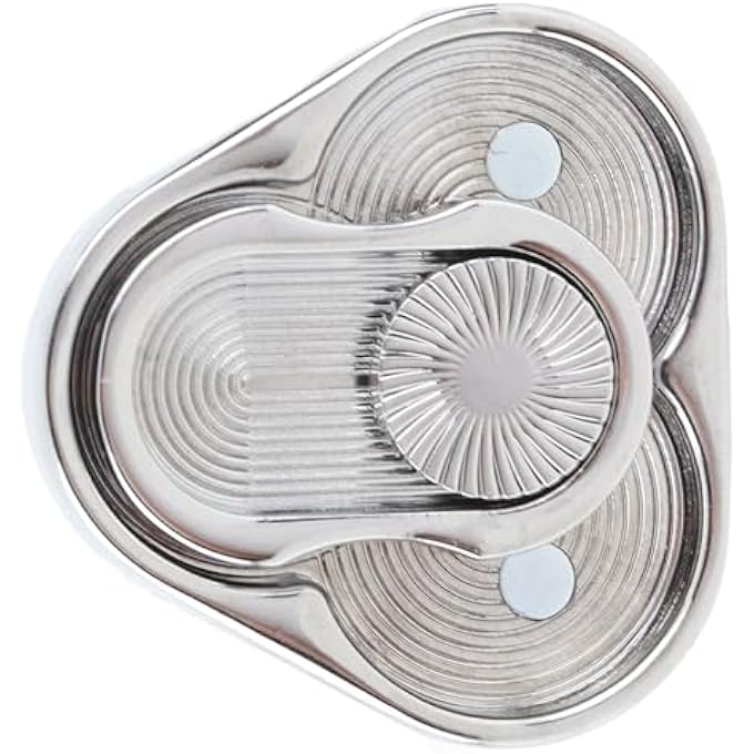 Jectse Unique Texture Metal ADHD Rotation Push Slider Stress Relief Toy for Anxiety and Low Concentration, Compact Design for Office and Travel - Image 4