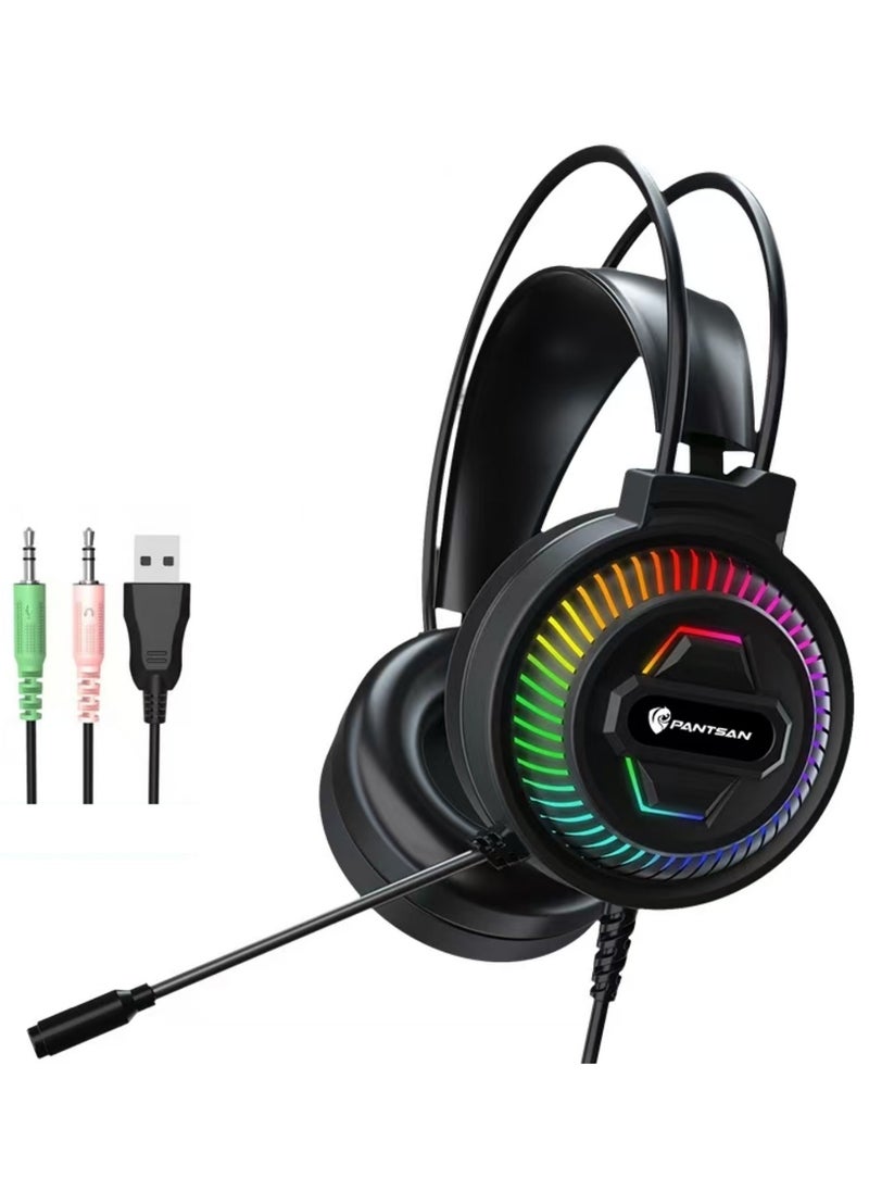 PANTSAN - Gaming headset Wired Over-Ear Gaming Headphones For PS4/PS5/XOne/XSeries/Nintendo Switch/PC - Image 1
