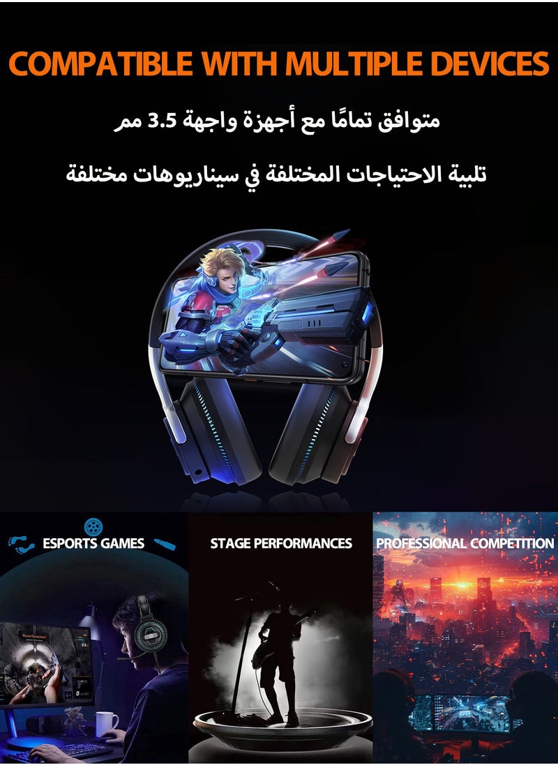 PANTSAN - Gaming headset Wired Over-Ear Gaming Headphones For PS4/PS5/XOne/XSeries/Nintendo Switch/PC - Image 1