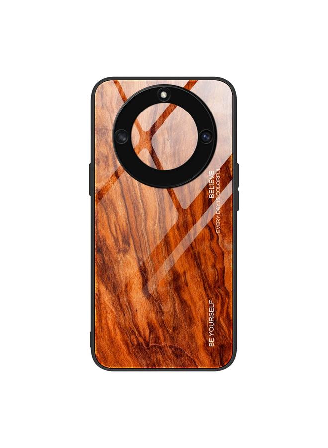 اس-توب جراب هاتف Honor X40 من الزجاج الخشبي - Image 1