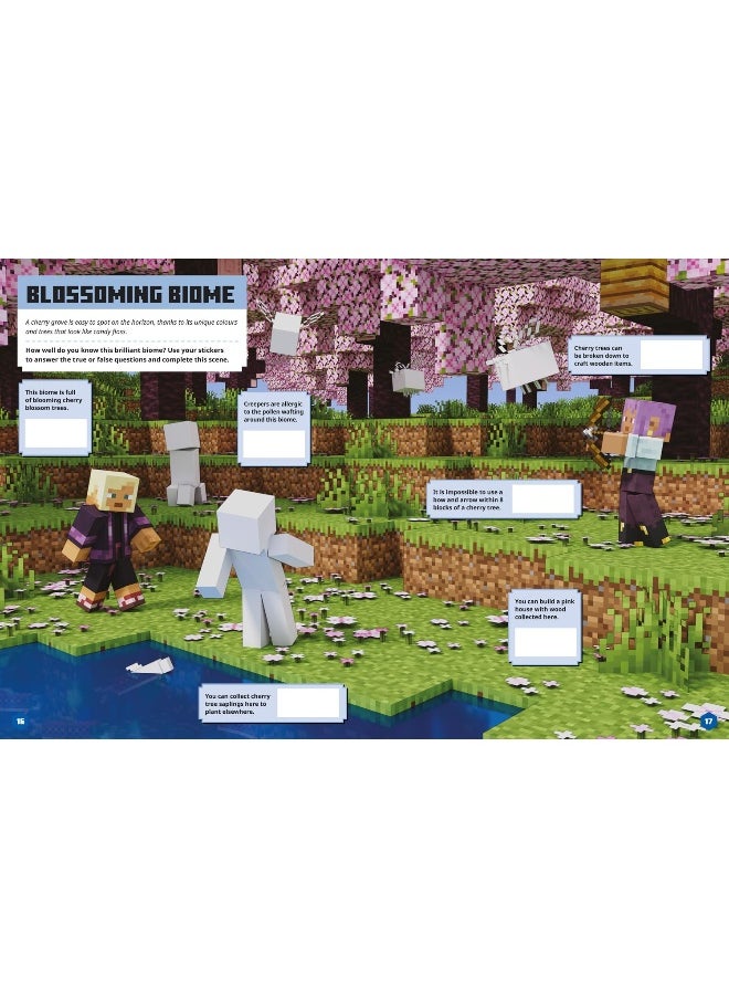 null - Minecraft Character Creator Sticker Book: A brand-new official sticker book adventure full of fun customisation for kids who love gaming. - Image 1