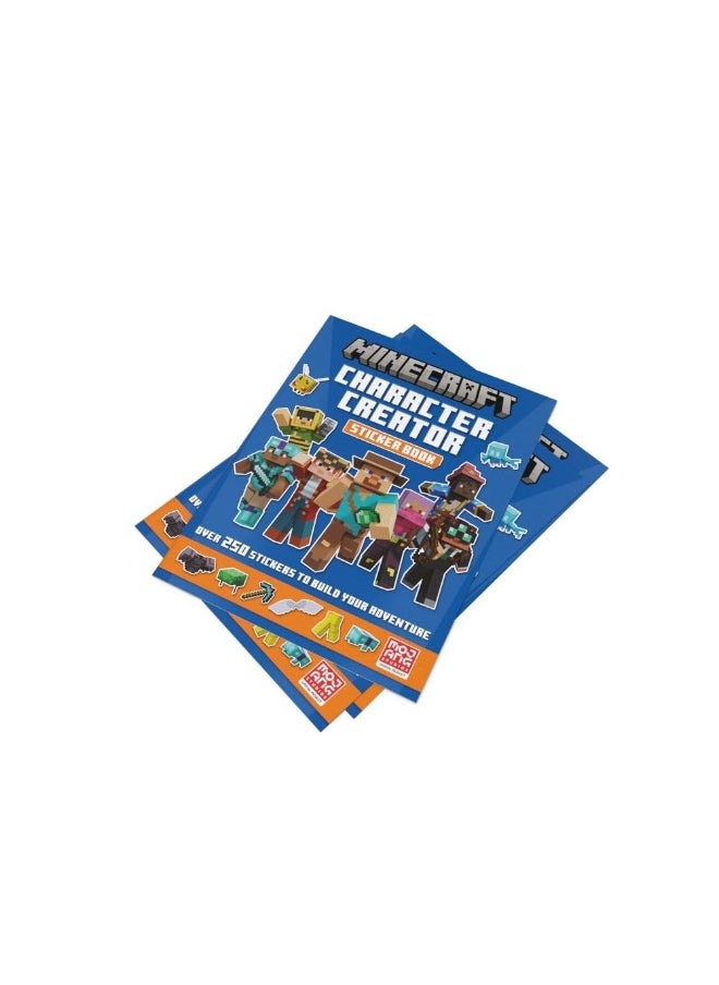 null - Minecraft Character Creator Sticker Book: A brand-new official sticker book adventure full of fun customisation for kids who love gaming. - Image 1