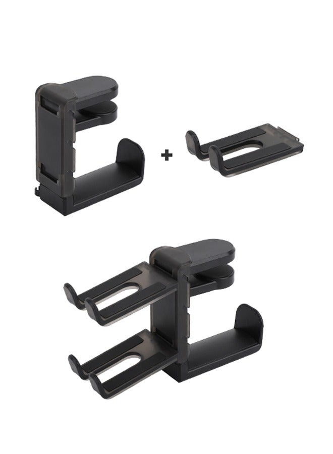 Clip-On Headphone Stand | Desktop Hanging Headset Holder | No Drilling Required, Space-Saving, Durable Design for Gaming & Office Use  - Image 5
