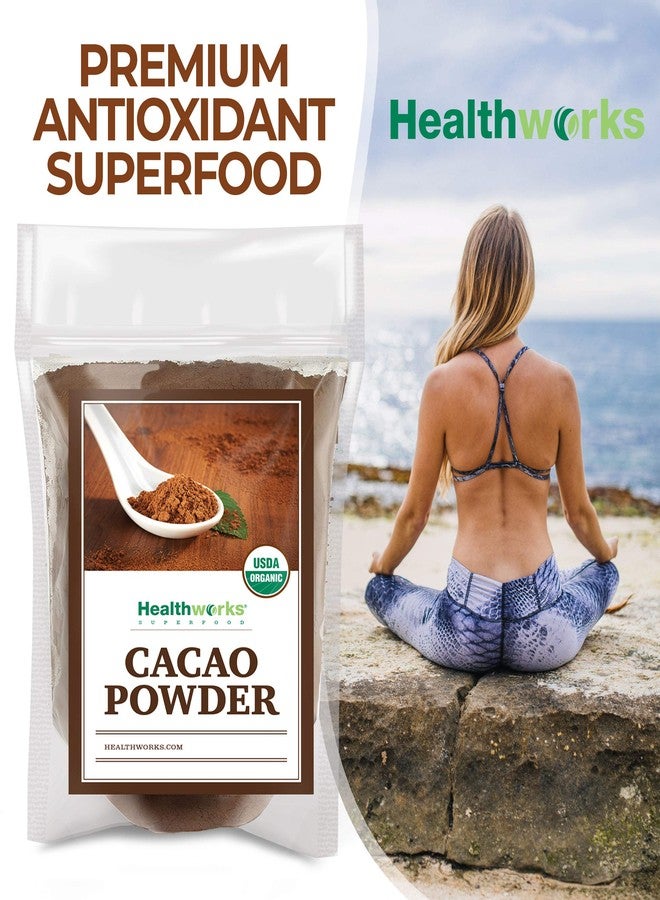 Healthworks Cacao Powder (16 Ounces / 1 Pound) | Cocoa Chocolate Substitute | Certified Organic | Sugar-Free, Keto, Vegan & Non-GMO | Peruvian Bean/Nut Origin | Antioxidant Superfood - Image 5