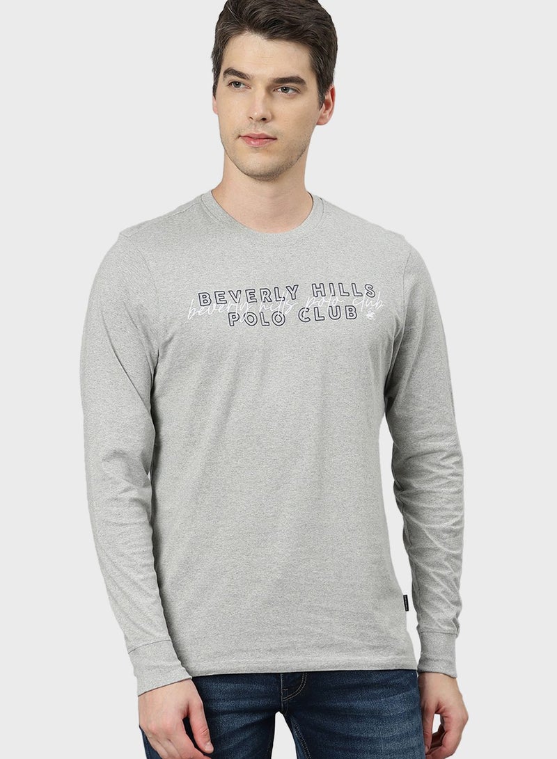 bhpoloclub Logo Crew Neck T-Shirt - Image 1