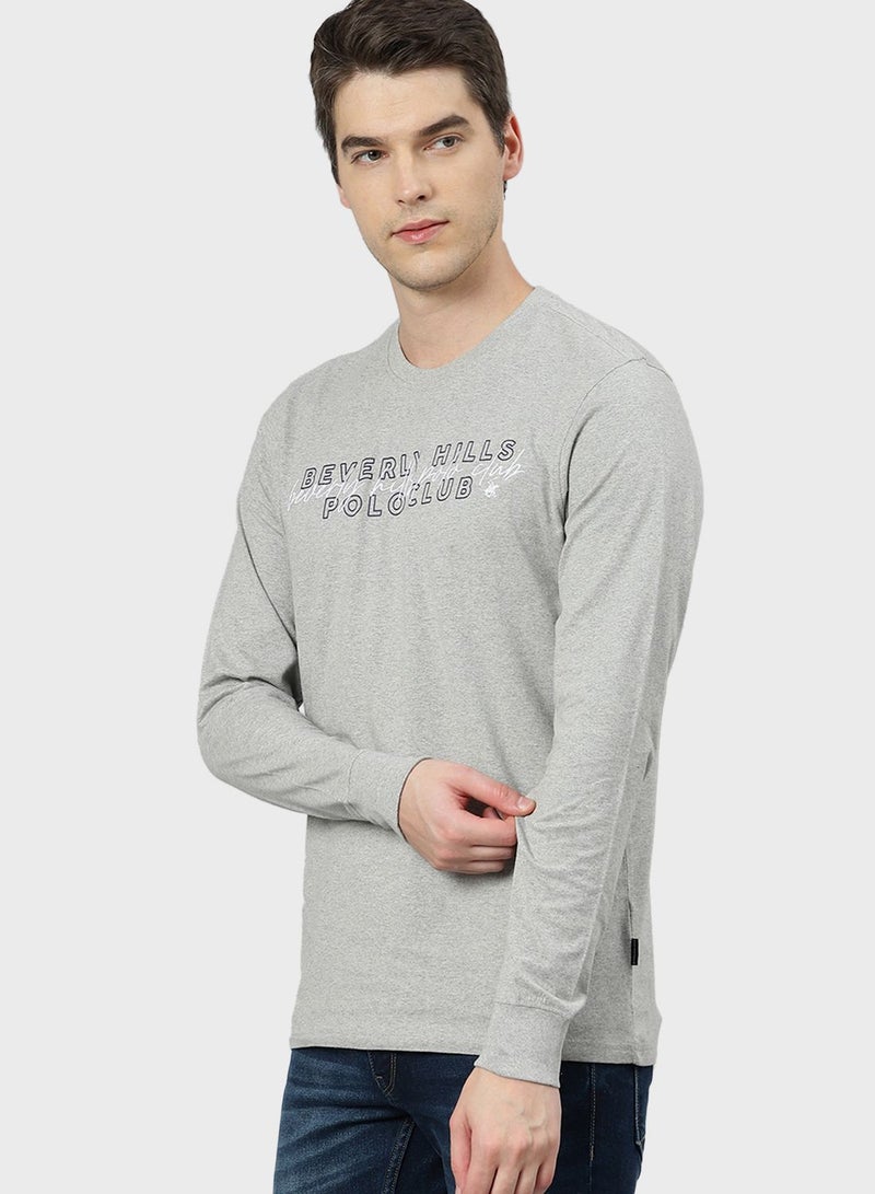 bhpoloclub Logo Crew Neck T-Shirt - Image 2