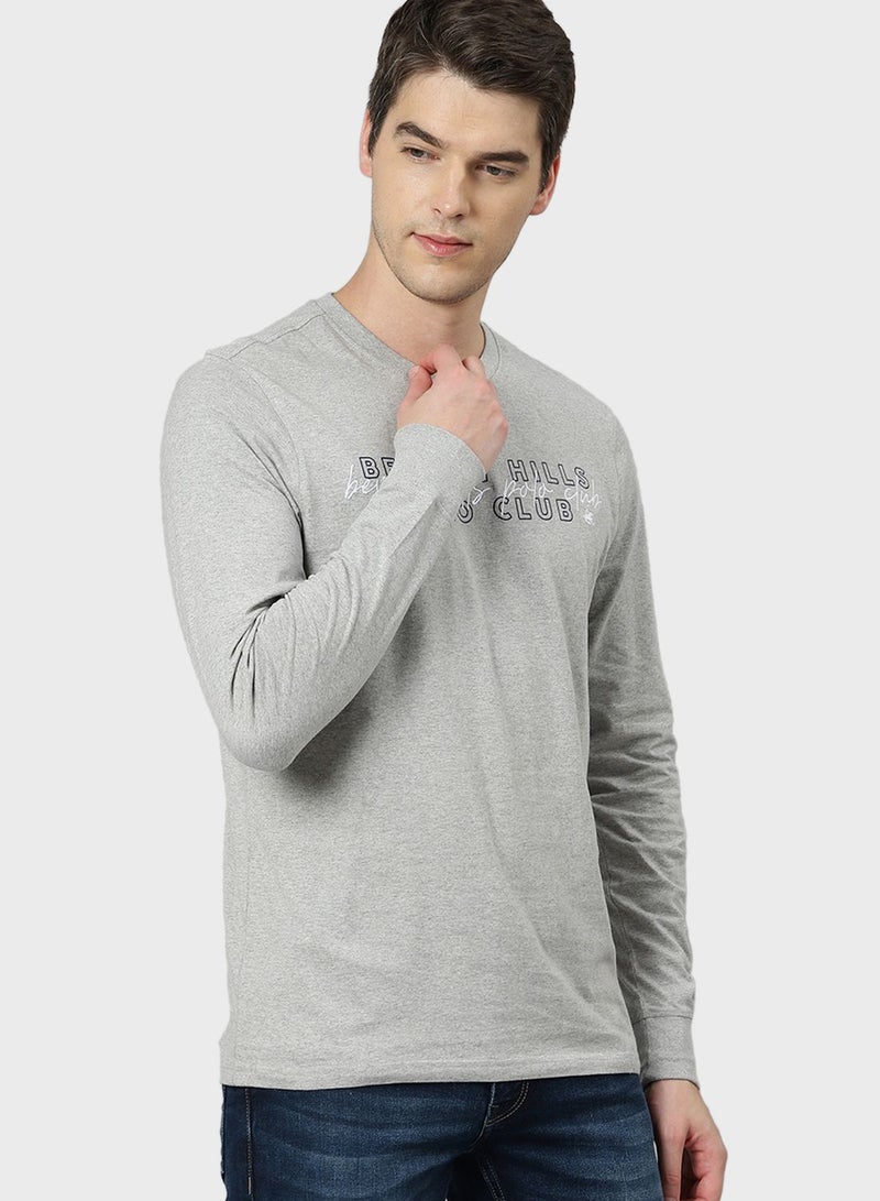 bhpoloclub Logo Crew Neck T-Shirt - Image 3