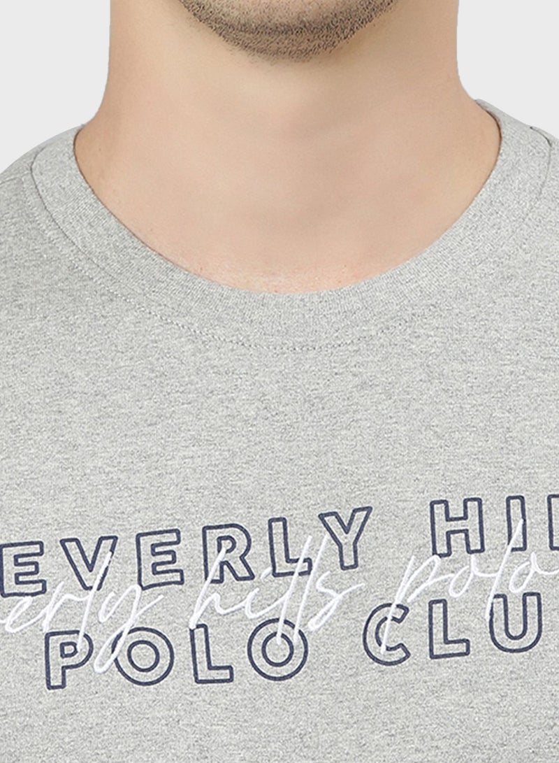 bhpoloclub Logo Crew Neck T-Shirt - Image 5