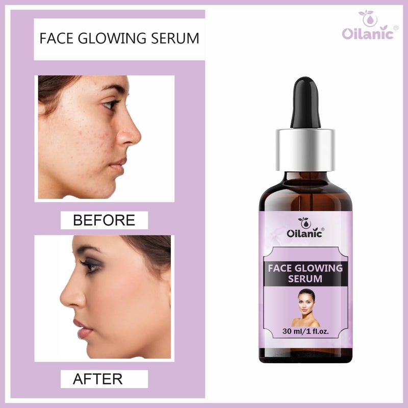 Oilanic Oilanic Face Glowing Serum for Men and Women Pack of 1 Each 30 mlHelps Reduce Dark Spots Pigmentation and Acne Marks Daily Use for Bright and Healthy Skin Suitable for All Skin Types  - Image 5