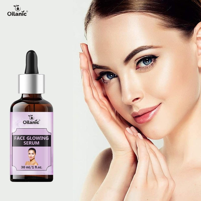 Oilanic Oilanic Face Glowing Serum for Men and Women Pack of 1 Each 30 mlHelps Reduce Dark Spots Pigmentation and Acne Marks Daily Use for Bright and Healthy Skin Suitable for All Skin Types  - Image 2