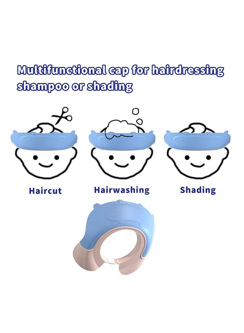 SYOSI SYOSI Baby Shower Cap, Adjustable Shower Bath Visor Hat for Toddler Kids Hair Washing and Bathing, Waterproof Shampoo Cap Protect Ears and Eyes  - Image 3