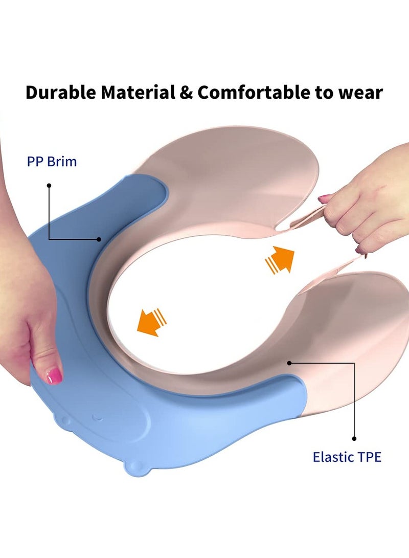 SYOSI SYOSI Baby Shower Cap, Adjustable Shower Bath Visor Hat for Toddler Kids Hair Washing and Bathing, Waterproof Shampoo Cap Protect Ears and Eyes  - Image 4