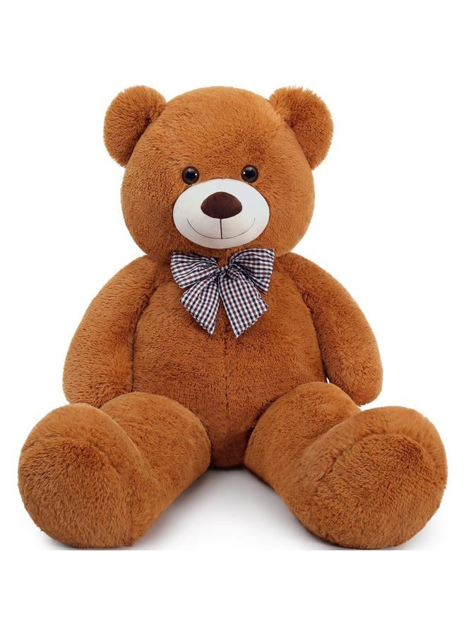 MaoGoLan Giant Brown Teddy Bear 4 Feet,Adorable and Cuddly Big Bear Stuffed Animal 47", Classic Teddy Bear Plush Gift Decoration for Baby Shower,Party,Birthday,Valentines Day - Image 1