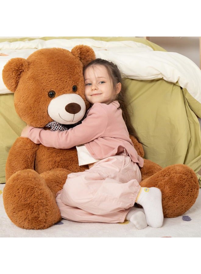 MaoGoLan Giant Brown Teddy Bear 4 Feet,Adorable and Cuddly Big Bear Stuffed Animal 47", Classic Teddy Bear Plush Gift Decoration for Baby Shower,Party,Birthday,Valentines Day - Image 5