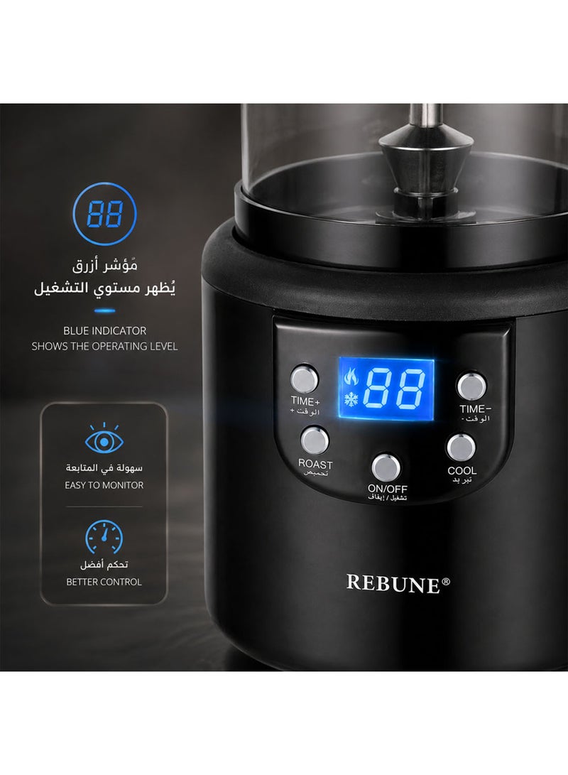 REBUNE Electronic coffee roaster with a power of 1400 watts - Image 3