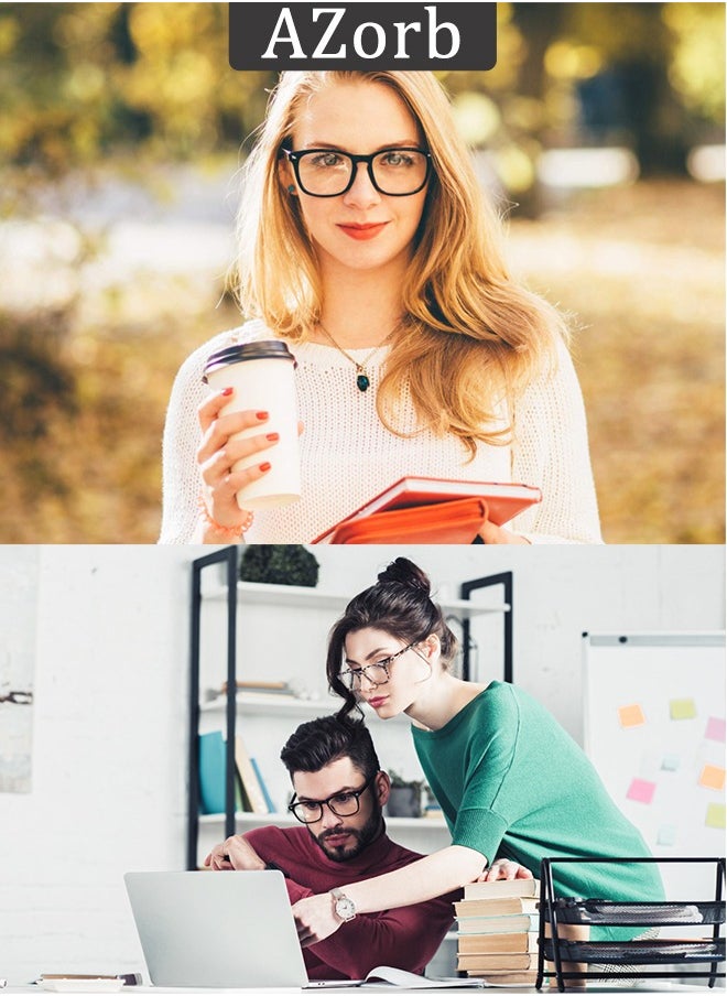 AZorb - Blue Light Glasses for Men and Women, Filter Blue-light Blocking Eyeglasses Ultra Light Reading TV PC Phone Computer Fashion Gaming Eye Glasses - Image 1