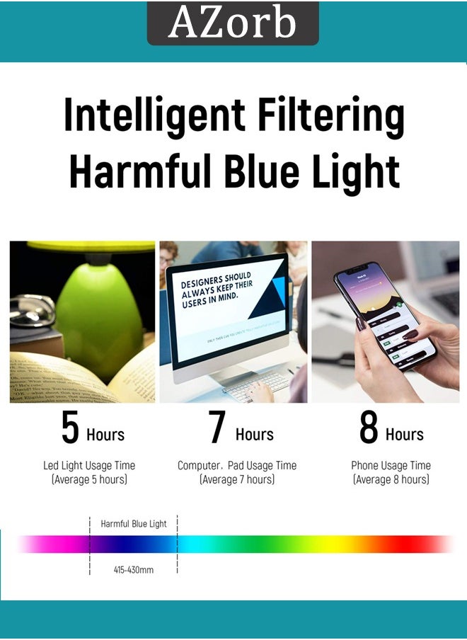 AZorb - Blue Light Glasses for Men and Women, Filter Blue-light Blocking Eyeglasses Ultra Light Reading TV PC Phone Computer Fashion Gaming Eye Glasses - Image 1