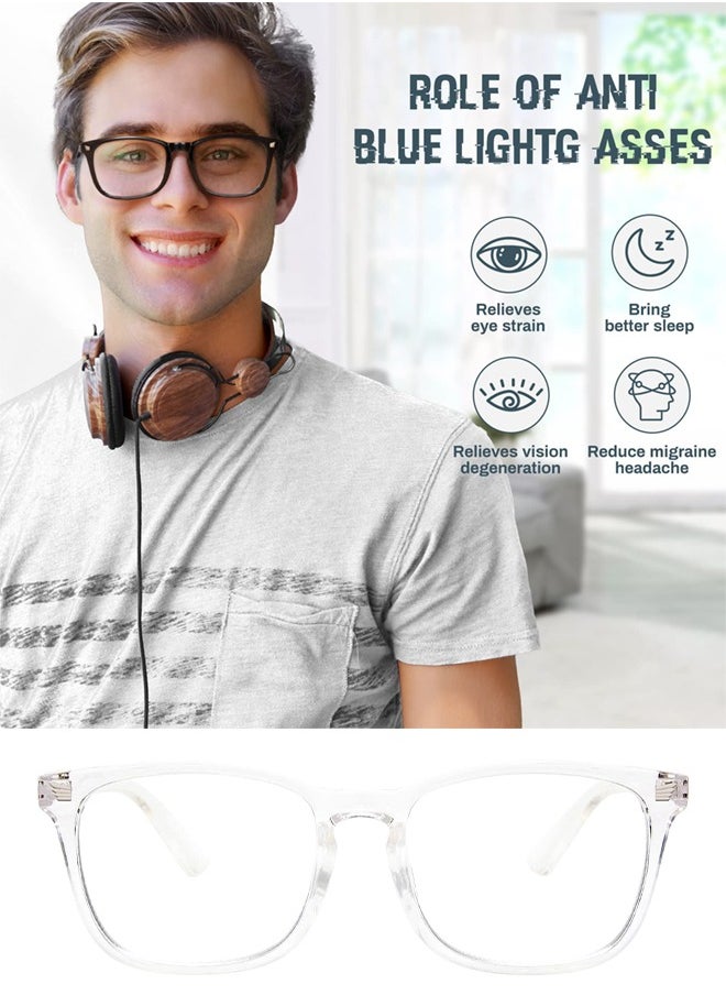 AZorb - Blue Light Glasses for Men and Women, Filter Blue-light Blocking Eyeglasses Ultra Light Reading TV PC Phone Computer Fashion Gaming Eye Glasses - Image 1