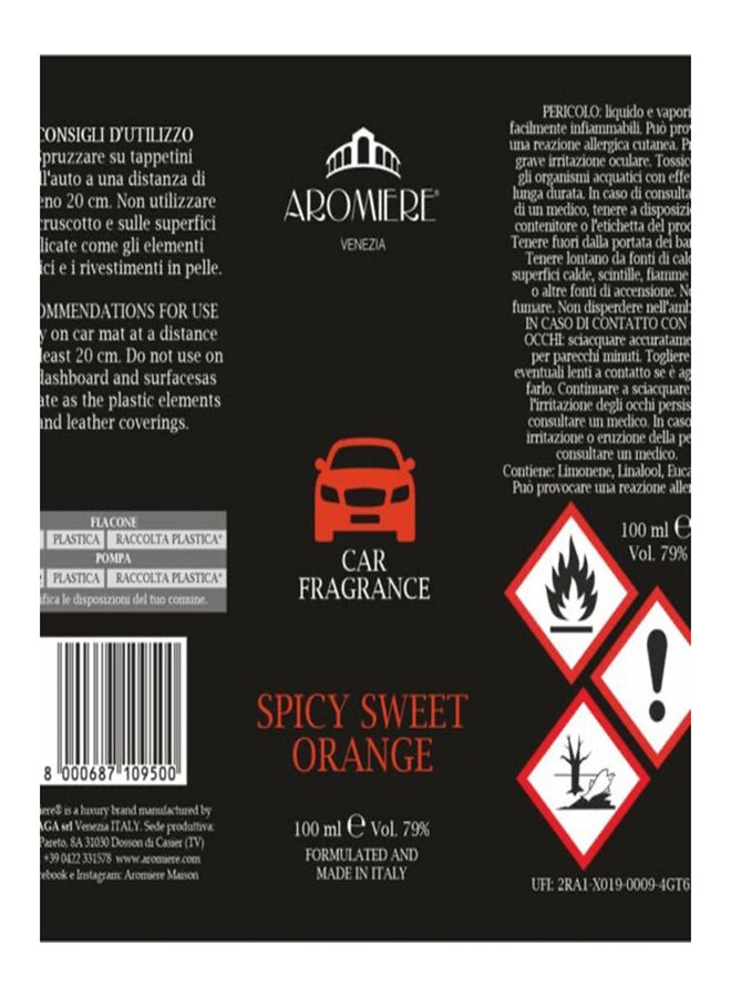 Aromiere Spicy, Sweet Orange Car Fragrance 100 ml - Image 3