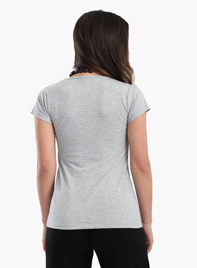 Carina Round Neck Solid Top - Image 4