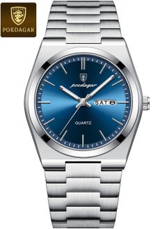 Silver shell Blue steel belt model