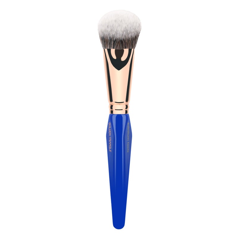 Bdellium Tools Professional Makeup Brush - Golden Triangle 988 BDHD Phase I - With All Vegan and Soft Synthetic Fibers, For Precise Application & Blending (Blue, 1pc) - Image 5