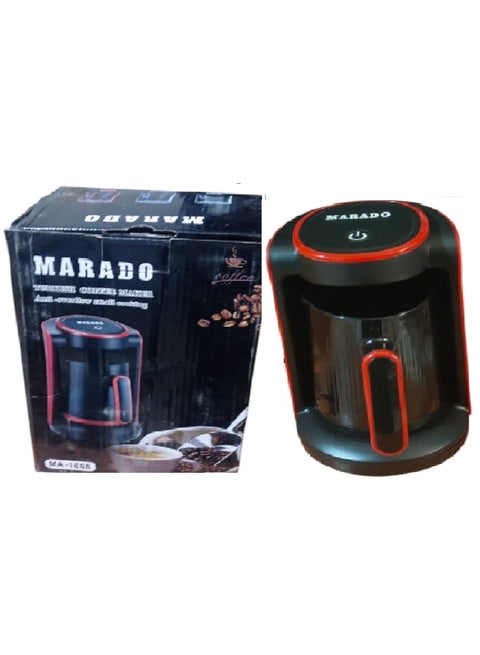Marado MA-1688 Turkish Coffee Maker, 600W, 1-4 Cup Capacity - 250ml