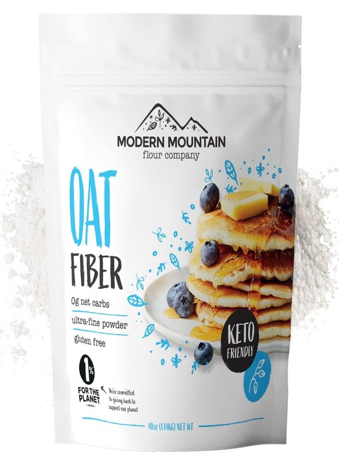 MODERN MOUNTAIN Oat Fiber (2.5 lb) For Baking Low Carb and Keto, 0g Net Carbs, Keto Friendly, Essential for Low-Carb Bread, Gluten Free, Non-GMO, Ultra-Fine Powder - Image 1