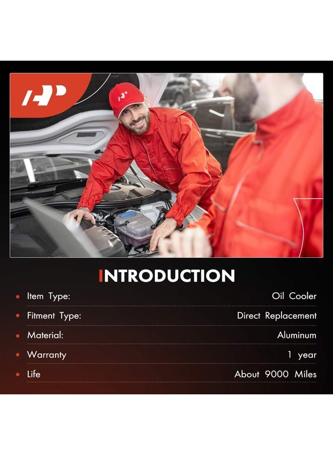 A-Premium Transmission Oil Cooler Compatible with Honda CR-V CRV, Crosstour, 2012 2013 2014 2015, 2.4L, GAS - Image 2